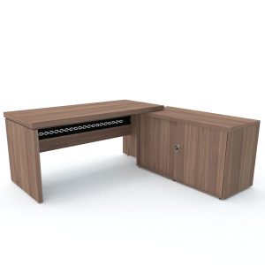 CONJUNTO MESA RETA ARMARIO BAIXO -Y629