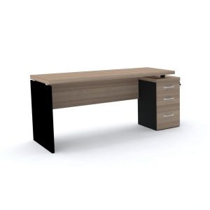 MESA PÉ GAVETEIRO 3 GAVETAS 151D