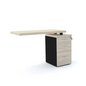 MESA COMPLEMENTO PÉ GAVETEIRO 3 GAVETAS T235